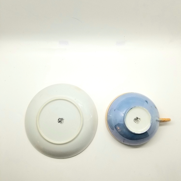 2 Tashiro Shoten Bone China Cups & Saucers Japan - Picture 3 of 8